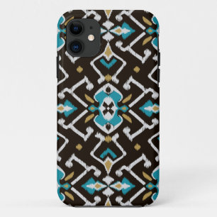 title_seo2 Modelo tribal del ikat verde azulado negro