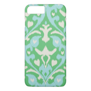 Funda Para iPhone 8 Plus/7 Plus Modelo tribal del ikat verde colorido lindo de la