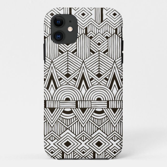 Funda De Case-Mate Para iPhone Modelo tribal inspirado (Reverso)