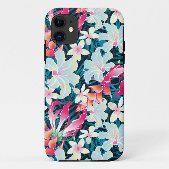 Funda De Case-Mate Para iPhone Modelo tropical colorido (Reverso)