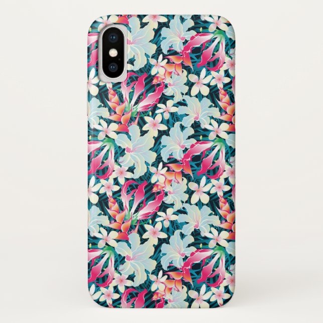 Funda De Case-Mate Para iPhone Modelo tropical colorido (Reverso)