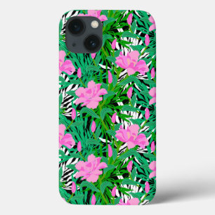 title_seo2 Modelo tropical con las flores de la selva