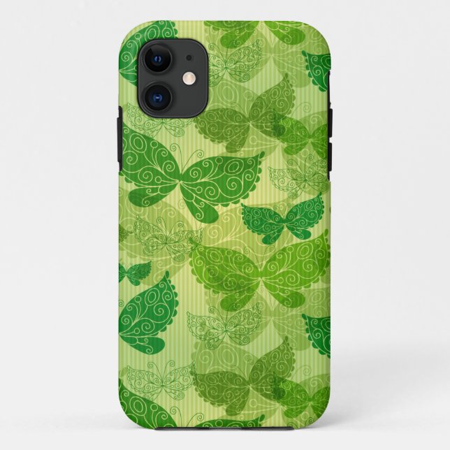 Funda De Case-Mate Para iPhone Modelo verde de la primavera (Reverso)