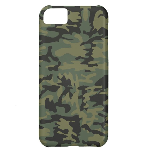 Funda De Case-Mate Para iPhone Modelo verde del camo (Atrás)