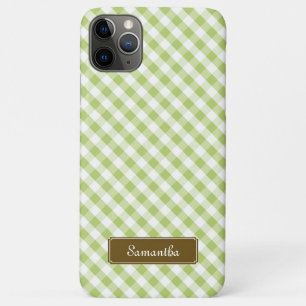 Funda Para iPhone 11 Pro Max Modelo verde en colores pastel lindo de la guinga