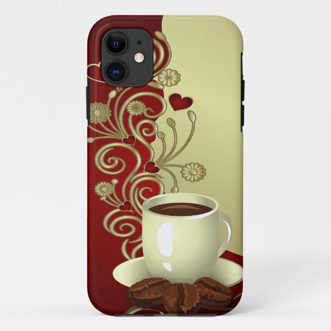 Funda De Case-Mate Para iPhone Modern Coffee Lover (Reverso)