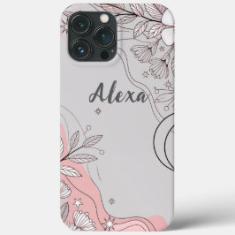 Funda Para iPhone 13 Pro Max Modern elegant cute girly simple florals