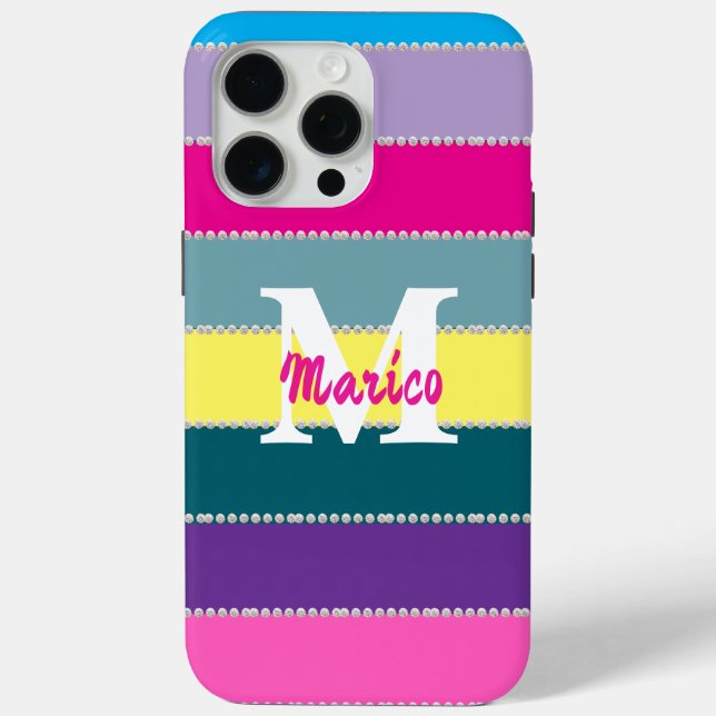 Funda De Case-Mate Para iPhone Modern elegant cute simple shiny  (Reverso )
