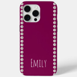 Funda Para iPhone 15 Pro Max Modern elegant cute simple shiny