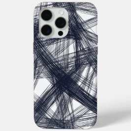 Funda Para iPhone 15 Pro Max ✨ Modern Hatching Line Pattern Print ✨