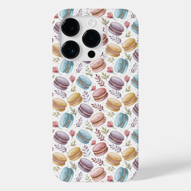 Funda De Case-Mate Para iPhone Modern Macaroon Desserts (Reverso )