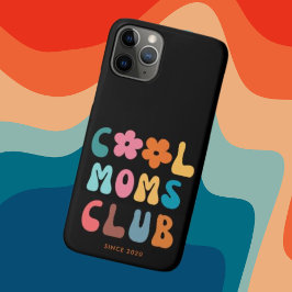 Funda Para iPhone 11 Pro Modern Retro Guay club de mamás Vintage Groovy