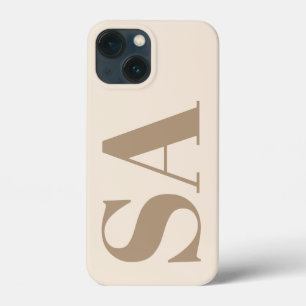 Para iPhone 13 Mini Moderna Antigüedad Blanca con Funda Case-Mate Mono