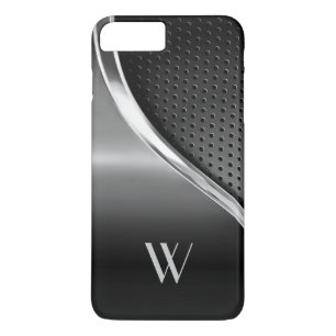 Funda Para iPhone 8 Plus/7 Plus Moderna apariencia metálica monogramada