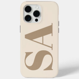 Funda Para iPhone 15 Pro Max Moderna caja Case-Mate de color blanco antiguo con