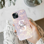 Funda Para iPhone 13 Moderna chispa Purpurina | Giro inicial personal<br><div class="desc">Moderna chispa Purpurina | Giro inicial personal</div>