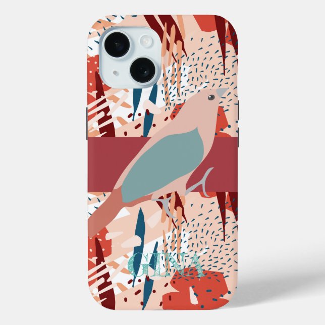 Funda De Case-Mate Para iPhone Moderna Girly Cute Personalizada (Reverso )