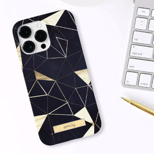 Funda Para iPhone 14 Pro Max De Case-Mate Moderna Marina Geométrica + Maletín de iPhone Go