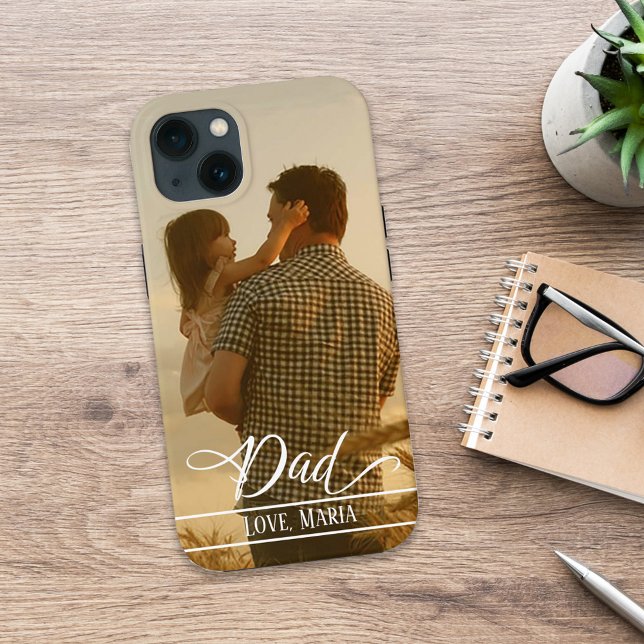 Funda De Case-Mate Para iPhone Moderna moda de fotografía con estilo para papá (Subido por el creador)
