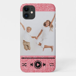 Funda Para iPhone 11 Moderna obra de prensa del Rosa de fotografía Gold