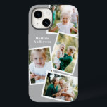 Funda Para iPhone 14 De Case-Mate Moderna y elegante familia de fotografías multifam<br><div class="desc">Diseño moderno y elegante de estuches para teléfonos electrónicos multifamiliares. Aniversario ideal,  Navidades,  Día de la Madre o diseño del Día del Padre. Los colores se pueden cambiar.</div>