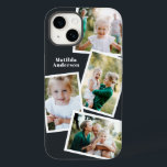 Funda Para iPhone 14 De Case-Mate Moderna y elegante familia de fotografías multifam<br><div class="desc">Diseño moderno y elegante de estuches para teléfonos electrónicos multifamiliares. Aniversario ideal,  Navidades,  Día de la Madre o diseño del Día del Padre. Los colores se pueden cambiar.</div>