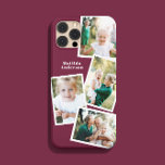 Funda Para iPhone 14 De Case-Mate Moderna y elegante familia de fotografías multifam<br><div class="desc">Diseño moderno y elegante de estuches para teléfonos electrónicos multifamiliares. Aniversario ideal,  Navidades,  Día de la Madre o diseño del Día del Padre. Los colores se pueden cambiar.</div>