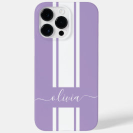 Funda Para iPhone 14 Pro Max De Case-Mate Modernas bandas de Carreras de moda monogramadas