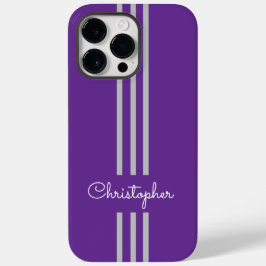 Funda Para iPhone 14 Pro Max De Case-Mate Modernas bandas de Carreras de moda monogramadas