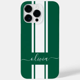 Funda Para iPhone 14 Pro Max De Case-Mate Modernas bandas de Carreras de moda monogramadas