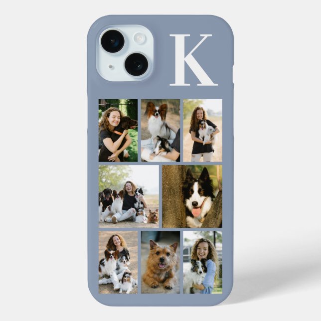 Funda De Case-Mate Para iPhone Moderno 8 Foto Polvo Azul (Reverso )