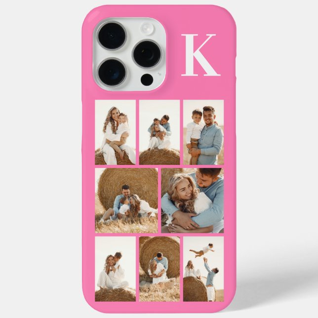 Funda De Case-Mate Para iPhone Moderno 8 Foto Rosa (Reverso )