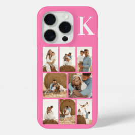 Funda Para iPhone 15 Pro Moderno 8 Foto Rosa