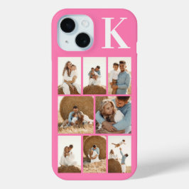 Funda Para iPhone 15 Moderno 8 Foto Rosa