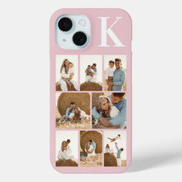 Funda Para iPhone 15 Moderno 8 Rosa Sonrosado