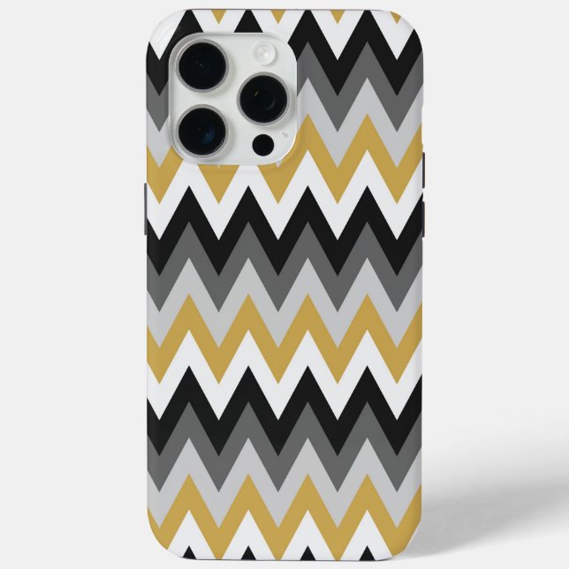 Funda De Case-Mate Para iPhone Moderno Chevron Resumen 15 estuche para iPhone / i (Reverso )