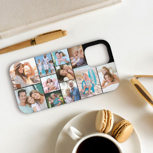Funda Para iPhone 12 Pro Moderno Collage de fotos 11 imágenes laterales ne