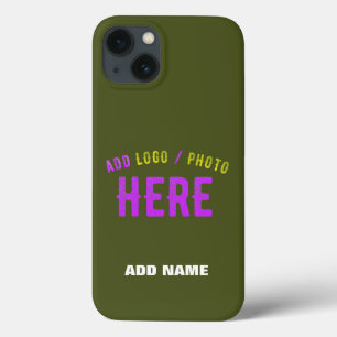 FUNDA PARA iPhone 13 MODERNO EJÉRCITO PERSONALIZADO VERIFICADO VERDE VE