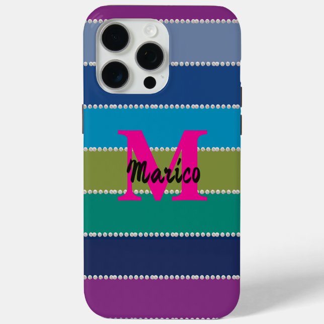 Funda De Case-Mate Para iPhone Moderno elegante lindo simple brillante  (Reverso )