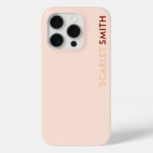 Funda Para iPhone 15 Pro Moderno, elegante, sencillo y minimalista