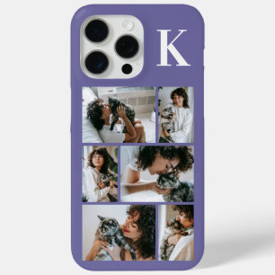 Funda Para iPhone 15 Pro Max Moderno Foto Morado 6 Mascotas
