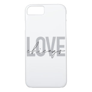 Funda Para iPhone 8/7 Moderno, fresco, simple, mínimo, diseño Love Chica