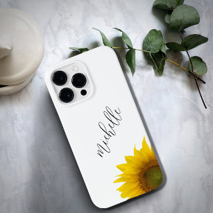 Funda Para iPhone 14 Pro Max De Case-Mate Moderno Girasol Elegante Botánico
