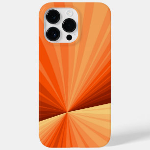 Funda Para iPhone 14 Pro Max De Case-Mate Moderno Gráfico Fractal Abstracto Naranja Rojo Vai