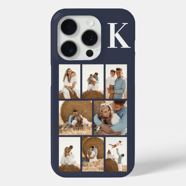 Funda De Case-Mate Para iPhone Moderno Gris 8 Fotos (Reverso )