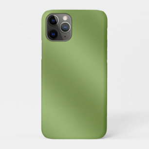 Funda Para iPhone 11 Pro Moderno lindo Gradiente verde sólido Patrón de ond