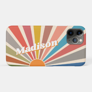 Funda Para iPhone 11 Pro Moderno nombre retro personalizado divertido arcoi