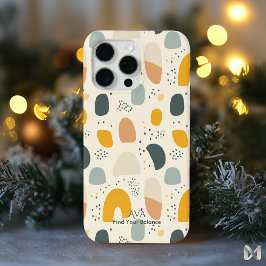 Funda Para iPhone 15 Pro Max Moderno Pastel Abstracto - Orgánico Minimalista