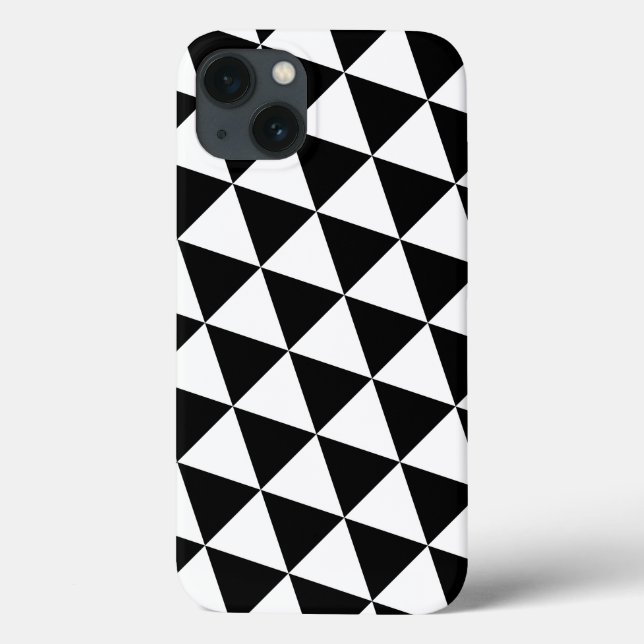 FUNDA DE Case-Mate PARA iPhone MODERNO PATRÓN TRIÁNGULO DE DOS TONOS (Reverso)