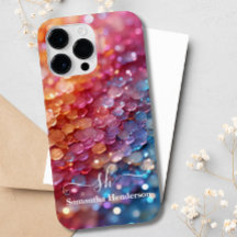 Moderno Purpurina de color rosa azul pastel Ombre